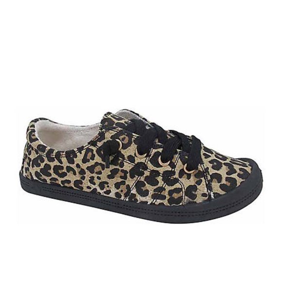 Jellypop Canvas Sneakers Leopard Print 